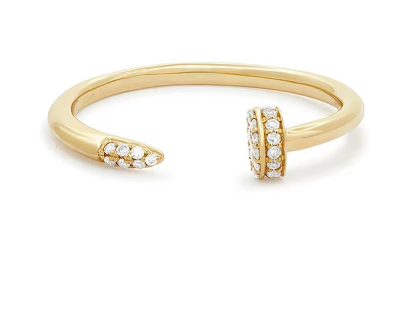 Žiedas auksinis vinis